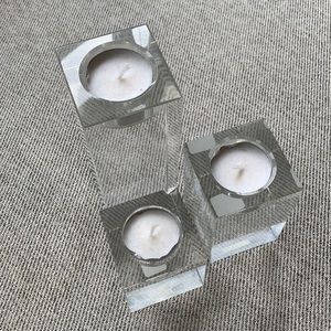 Glass Modern Candle Stick Holders 🕯